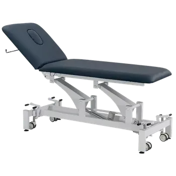 Nábytek do ordinace MEDIPLUS 2, lehátko vyšetřovací zdravotní, elektricky stavitelné, 2- segmentové, barva Medi SK tmavě modrá