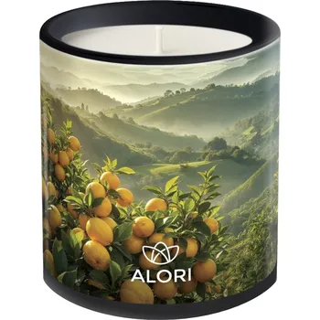 Svíčka Sójová svíčka - Citrusový sad - černá 300ml
