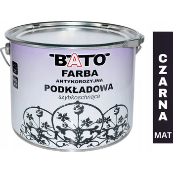 barva na kov Základní antikorozní Barva BATO , matná černá, rychleschnoucí, 10 l