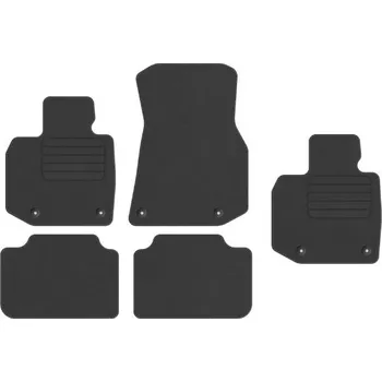 autokoberec Kobercové rohožky Edecor velurové 5 ks