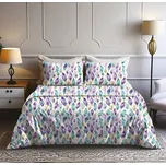 Povlečení krep Barevné peří 140x220 cm a 70x90 cm