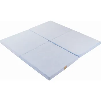 Hrací deka MeowBaby Podložka na Hraní 120x120 cm pro Děti, Čtvercová Skládací, Velurová