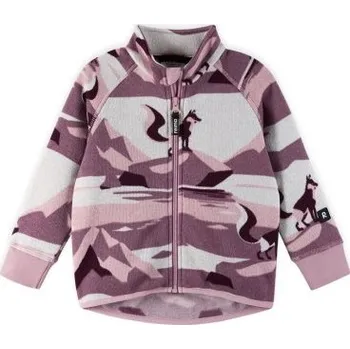 Dětská móda Reima Dětský fleecový svetr Ornament - Deep Purple, vel. 92