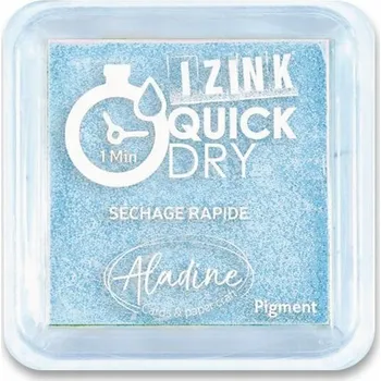 Dětské razítko Razítkovací polštářek Aladine Izink Quick Dry výběr barev nebesky modrá
