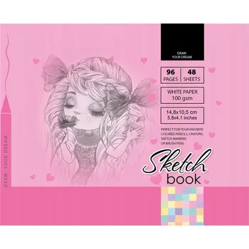 Blok na akvarel SKICÁK PRO MALOVÁNÍ MARKERY FIXAMI Fresh