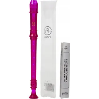 Zobcová flétna Příčná zobcová flétna sopránová, pouzdro, tónina C Angel ASRG-300T-PL pro cvičení