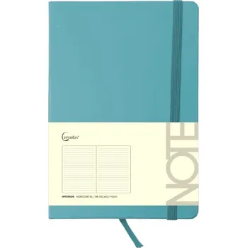 Notes Zápisník A6, 96 listů, linkovaný (mřížka), PB806 s gumičkou