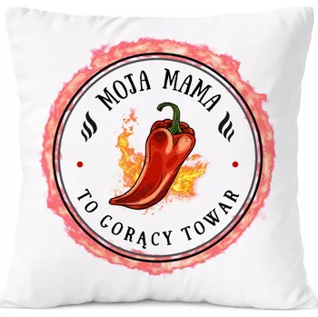 Polštář Polštář Pro Babičku jako Dárek s potiskem Fotografie Bílý PoliDraw