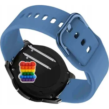 Pouzdro na mobilní telefon Pásek Řemínek pro Mobvoi TicWatch GTH, Silikon Modrý Poutko, nastavitelný