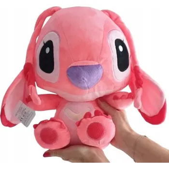 plyšák Plyšák sedící růžová Angela, 38 cm