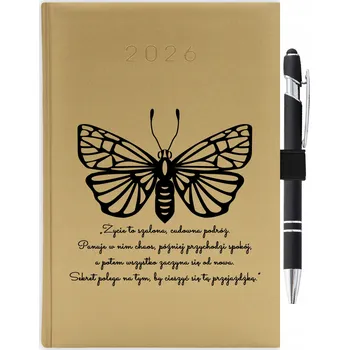 Kalendář Knižní kalendář 2026 A5 zlatý