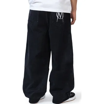 Pánské džíny Kalhoty Mercur Loose Monument Black - XS