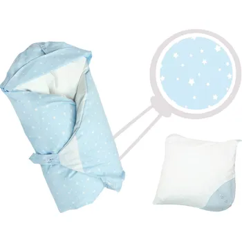 Dětská deka Eva Kiedroňová Povlak - Dráček - Vintage pomněnková