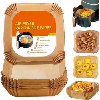 Obraz Papír na pečení Bedee 16 cm x 16 cm, hnědý