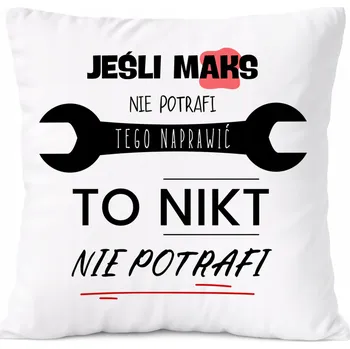 Polštář Polštář pro Davida jako Dárek s potiskem Bílý PoliDraw