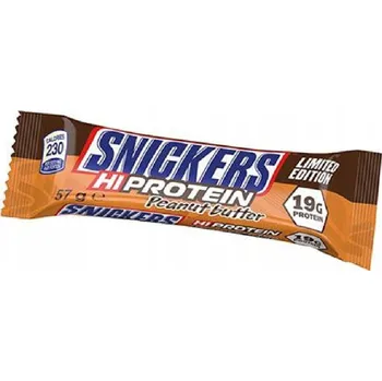 Proteinová Tyčinka Snickers HiProtein Ořechové máslo 20 g Bílkoviny 57 g Mars