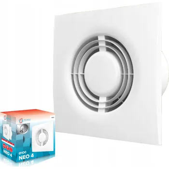 Vzduchotechnika KOUPELNOVÝ VENTILÁTOR DOMÁCÍ Przybysz NEO Ø100mm / Se šňůrkovým vypínačem