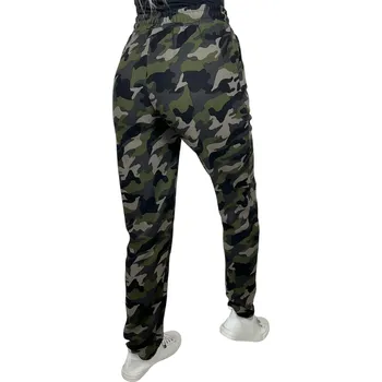 Dámské maskáčové zateplené tepláky SL Barva: Zelená, Velikost: M-L