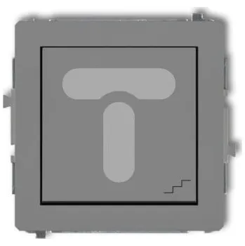 vypínač Schodišťový vypínač pod omítku Karlik, odstíny šedé 27DWP-3