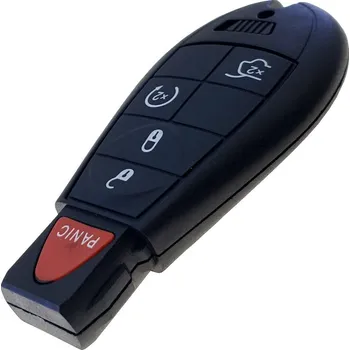 Autoklíč Klíč Fobik Chrysler Jeep Dodge 4+1tl. USA 315Mhz 2007-2014 PCF7941A ID46 CY24