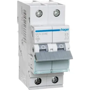 Jistič Jistič Hager 1 V IP20 4 A MCN204E