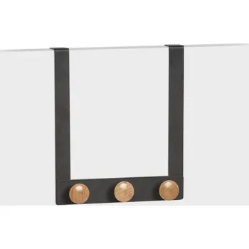 Věšák Černý kovový Šatní ramínko Zeller