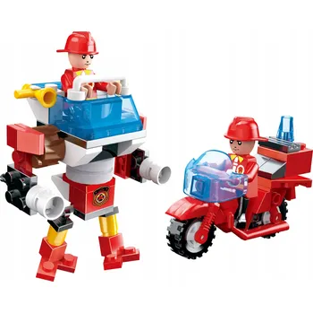 ostatní stavebnice 3018 COGO Stavebnice 8 v 1 - Transformující se sada kostek Swat City Truck Po