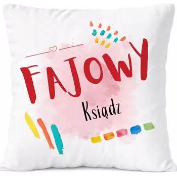 Polštář Polštář pro přítele s potiskem Dárek bílý PoliDraw