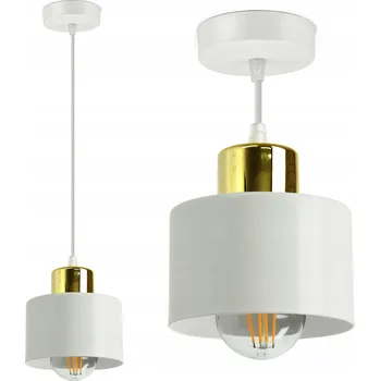 Závěsné svítidlo Luxolar bílé moderní E27 nastavitelná výška 60 W