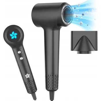 Fén PROFESIONÁLNÍ FÉN NA VLASY S IONIZACÍ 1500W + KONCOVKY / VLASOVÝ FÉN