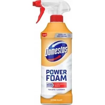 Domestos Power Foam Čisticí pěna na WC a do koupelny Citrus Blast 435 ml
