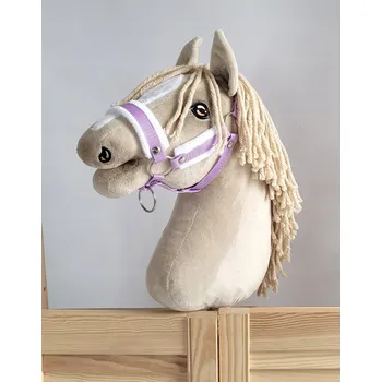 Hobby horsing Nastavitelná ohlávka pro koně Hobby Horse A3 fialová
