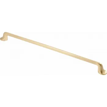Nábytkové kování Nábytková úchytka GTV FabriCio, rozteč 320 mm, délka 353 mm, kartáčované zlato