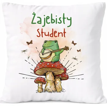 Polštář Dárek Polštář pro kadeřníky s potiskem , bílý PoliDraw