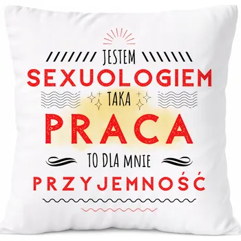 Polštář Dárek Polštář pro gynekologa s potiskem , bílý PoliDraw