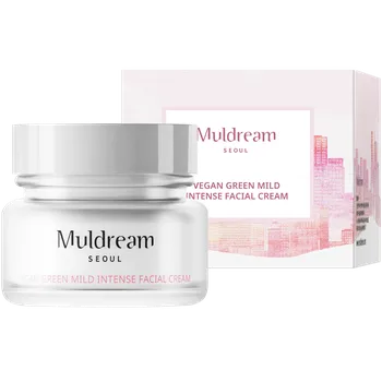 Pleťový krém Muldream S.O.S. Vegan Green Mild intenzivní pleťový krém, 60 ml