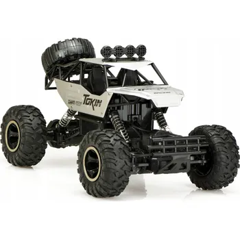 RC model auta Stříbrné auto na dálkové ovládání