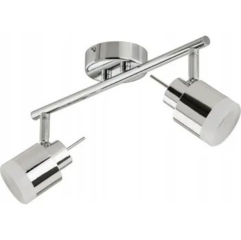 Stropní svítidlo LED Chrom IP44 2x4W Koupelna Obývací pokoj Ložnice - Nad zrcadlo