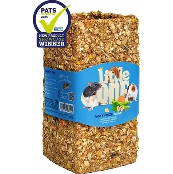 Krmivo pro hlodavce Zeleninové pamlsky Little One Jedlý tunel 0,4 kg