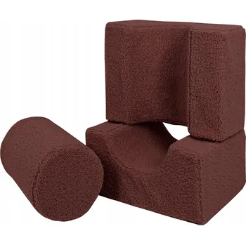 Dětské hřiště Dětské hřiště Pěnová sada Bearly Shape Set, 3 díly, hnědá