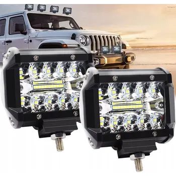 Přídavný světlomet 2x PRACOVNÍ LAMPA 20 LED HALOGEN 480W SADA Super jasné světlo