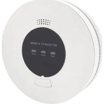 Detektor CO Detektor oxidu uhelnatého a kouře CO VIAGO Akumulátor DC3V LED dioda VD238C LUMAX