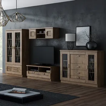 Obývací stěna Obývací stěna TADEUSZ l - sestava G - dub lefkas