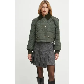 Dámský kabát Bunda s příměsí vlny Patou OU0270188 zelená 87X, vel. 38