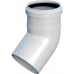 Kouřové koleno PP 80 mm x 45°. RICOM SING