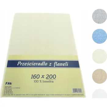 Prostěradlo Prostěradlo s gumou Fan flanel 200 x 220 cm