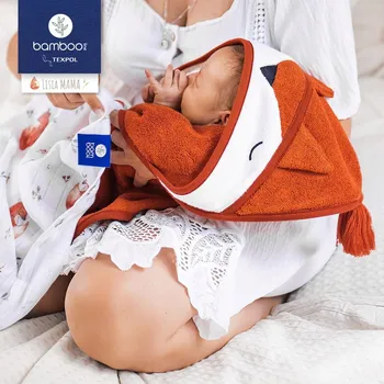 Prostěradlo Deka s kapucí Texpol 85 x 85 cm oranžová