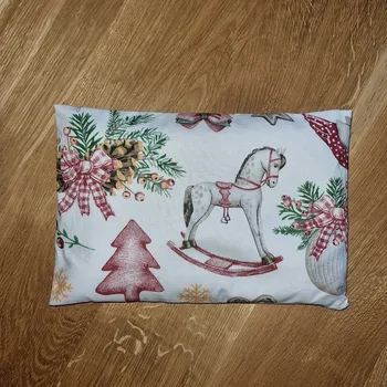 Akupresurní podložka Nahřívací polštářek s pohankou - vánoční motiv - velký