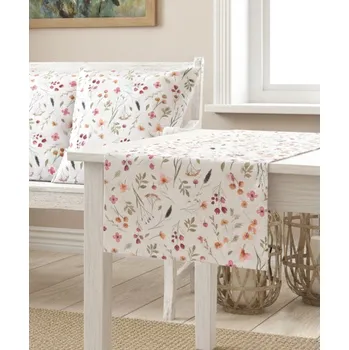 ubrus Ubrus celoroční, Luční květiny, bílý