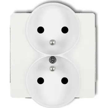 Elektrická zásuvka Elektrická Zásuvka Karlik bílá